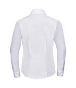 Russell Collection Ladies Long Sleeve Easy Care Oxford Shirt