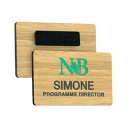 Personalised Bamboo Name Badge