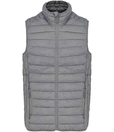 Kariban Lightweight Padded Bodywarmer Marl Silver