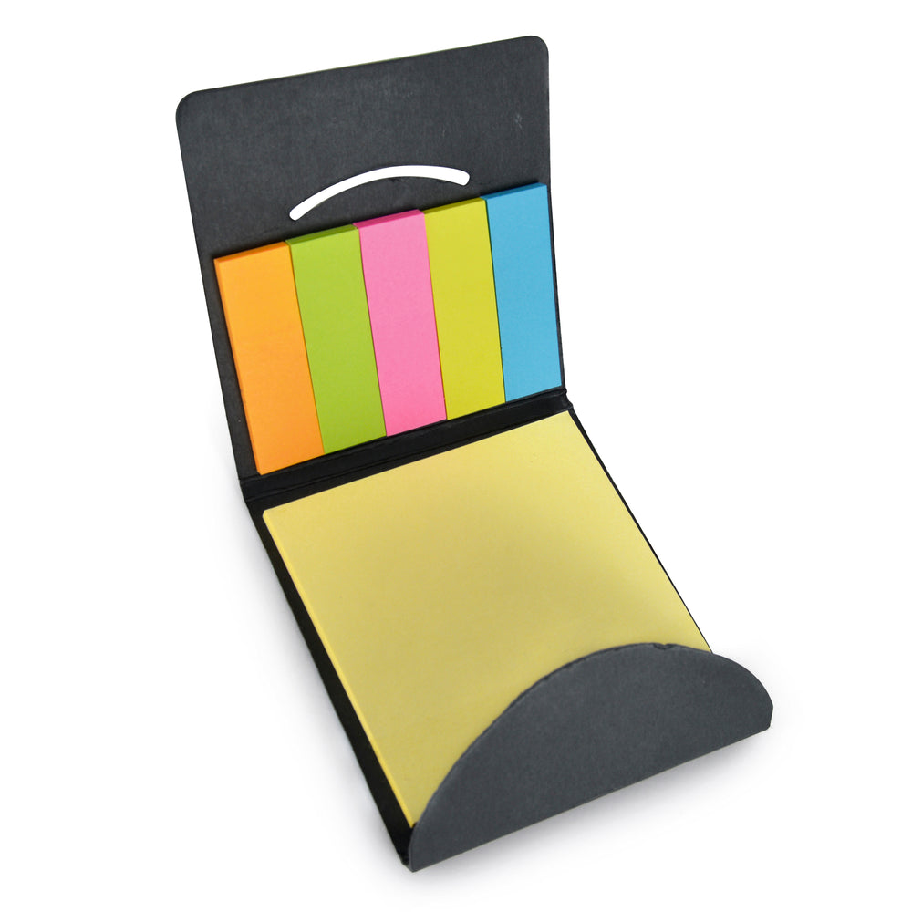 Branded Dunmore Card Cover Post It Notes and Post It Flags Booklet