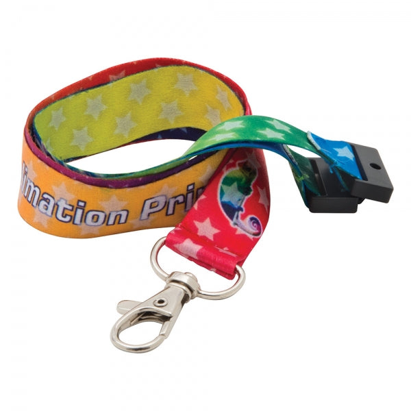 Branded 25mm Dye Sublimation Print Lanyard