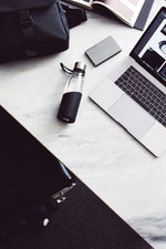 Branded VINGA Lean Glass Water Bottle