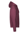 Fruit of the Loom Premium Zip Hooded Sweatshirt Burgundy