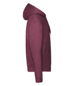 Fruit of the Loom Premium Zip Hooded Sweatshirt Burgundy