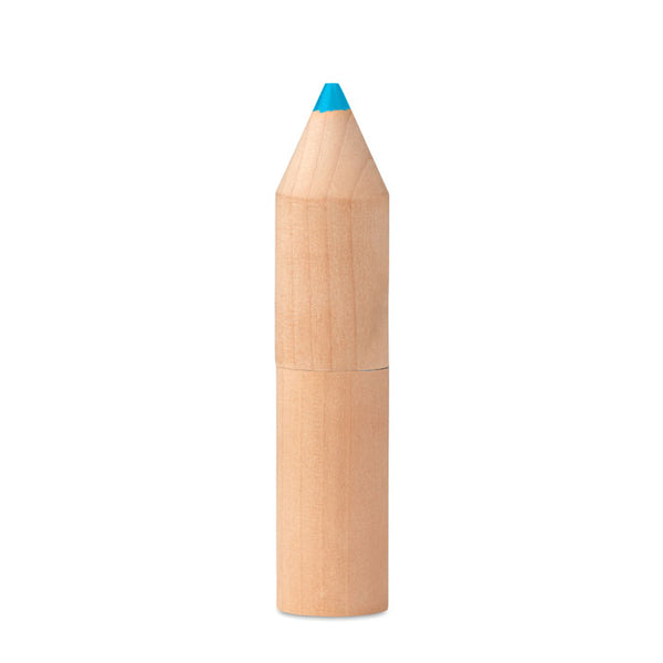 Branded 6 pencils in wooden box