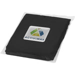 Branded Ziva disposable rain poncho with storage pouch