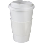Branded Americano® 350 ml tumbler with grip & spill-proof lid