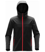 Stormtech Orbiter Hooded Soft Shell Jacket Black/Bright Red