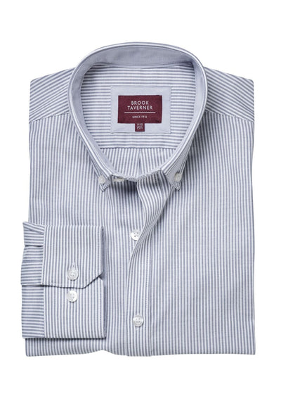 Branded Brook Taverner Lawrence Stretch Oxford Shirt