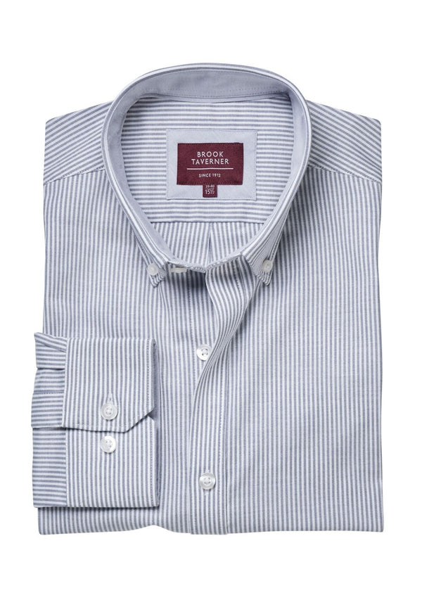 Branded Brook Taverner Lawrence Stretch Oxford Shirt