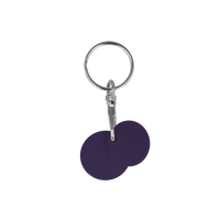Multi Euro Trolley Coin Keyring