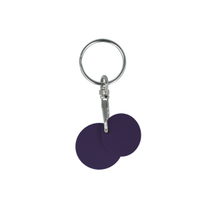 Multi Euro Trolley Coin Keyring
