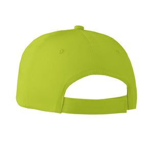 6 panels baseball cap Lime