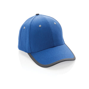 Impact AWARE™ Brushed rcotton 6 panel contrast cap 280gr