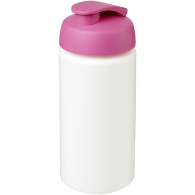 Branded Baseline® Plus grip 500 ml flip lid sport bottle