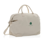 Branded Kezar AWARE™ 500 gsm recycled canvas deluxe weekend bag