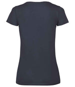 Fruit of the Loom Lady Fit Value V Neck T-Shirt Deep Navy