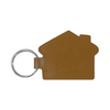 Branded Real Leather House Shaped Keyfob - 2 Sides