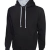 Branded Contrast Hooded Sweatshirt