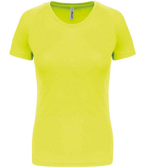 Proact Ladies Performance T-Shirt Fluorescent Yellow