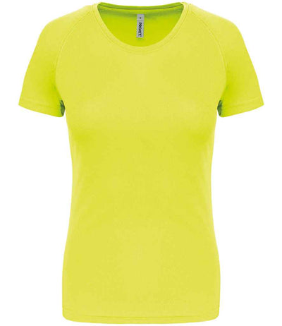 Proact Ladies Performance T-Shirt Fluorescent Yellow