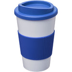 Branded Americano® 350 ml insulated tumbler with grip