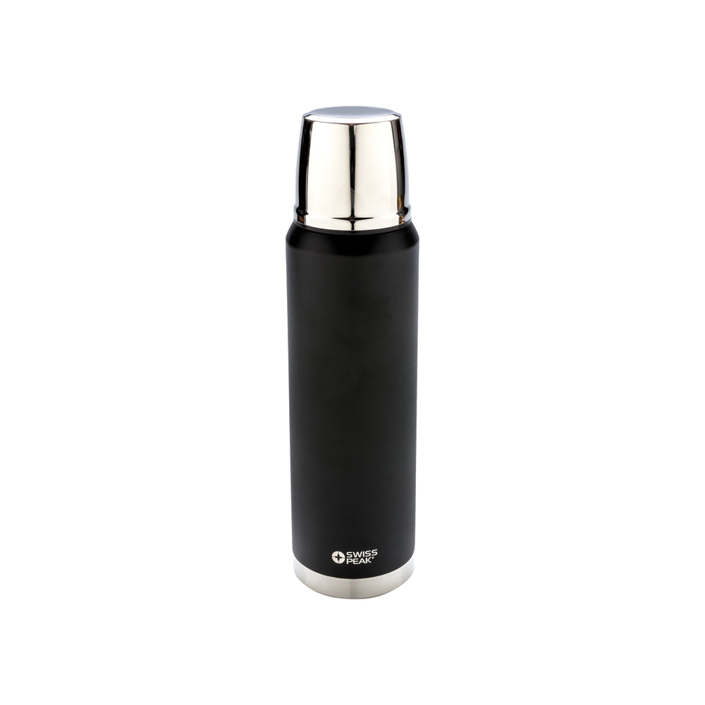 Branded Swiss Peak Elite 1L copper vacuum flask