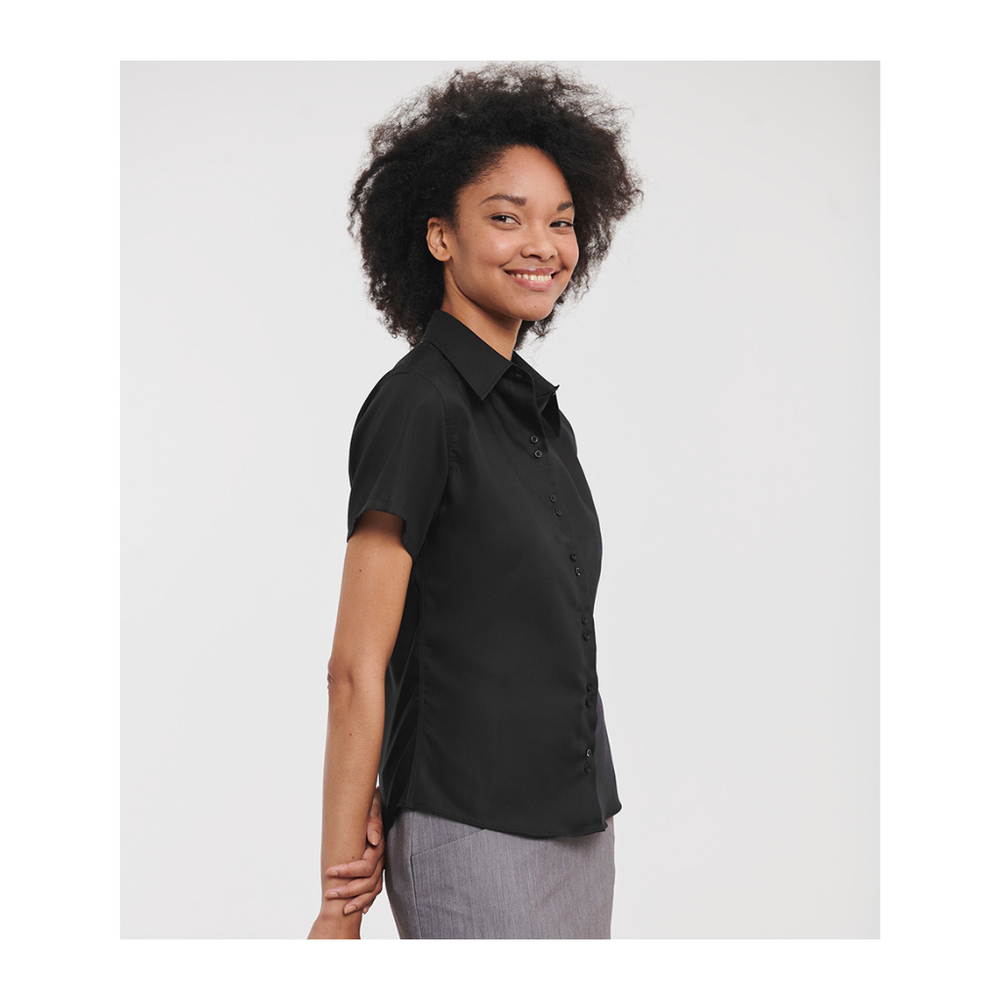 Russell Collection Ladies Short Sleeve Ultimate Non-Iron Shirt