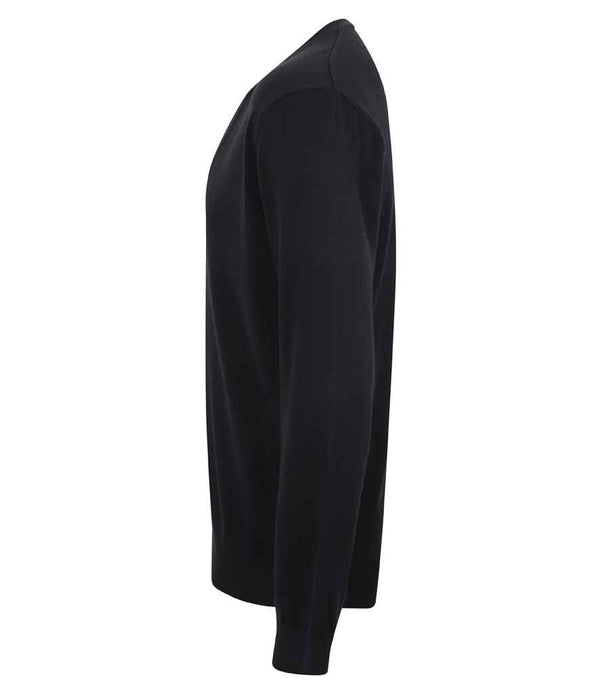 Branded Henbury Lightweight Cotton Acrylic V Neck Cardigan