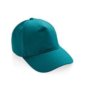 Impact 5panel 280gr Recycled cotton cap with AWARE™ tracer