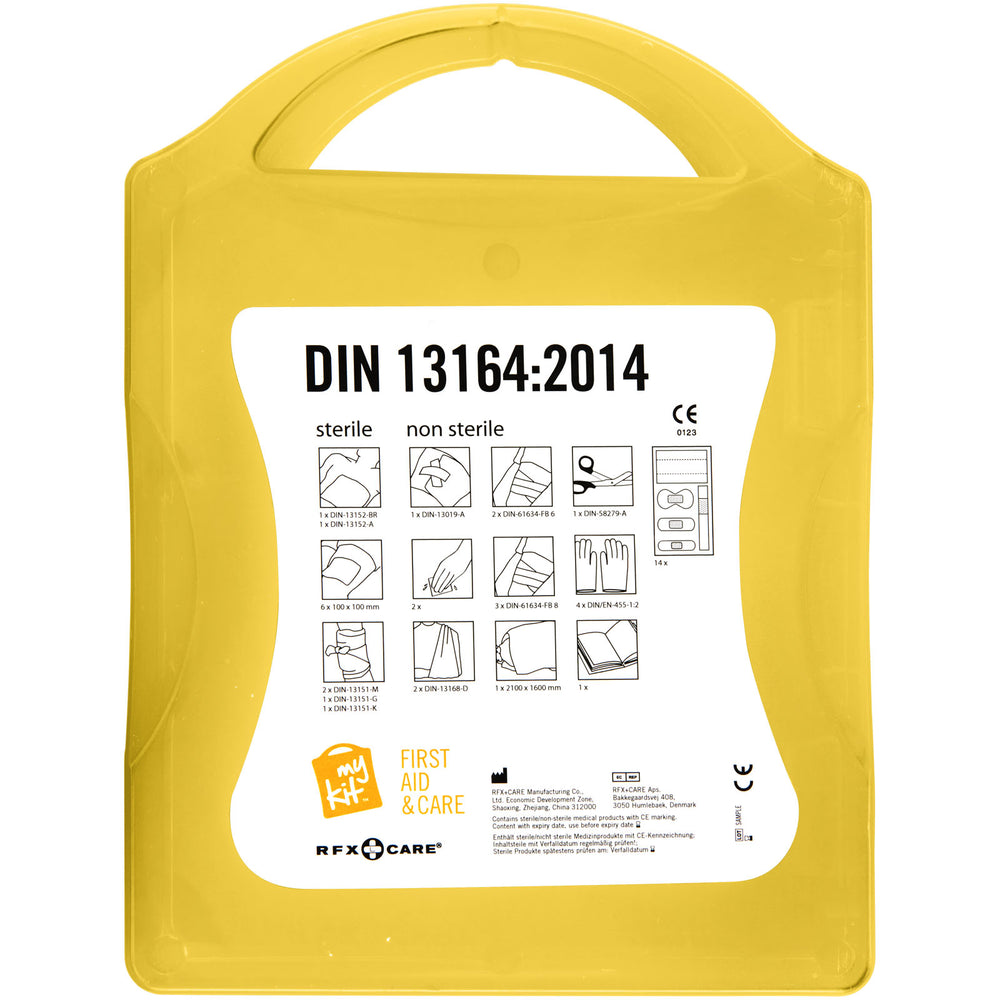 Branded MyKit DIN first aid kit