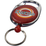 Branded Gerlos roller clip keychain