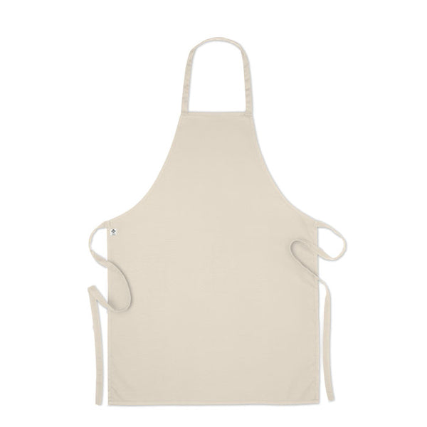 Branded Organic cotton apron 200 gr/m²