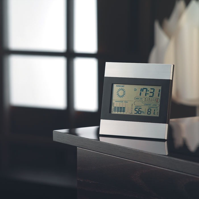 Branded Weather station and clock