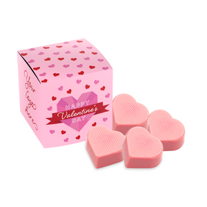 Valentines 24, Eco Maxi Cube, Raspberry Heart, x4 Bespoke