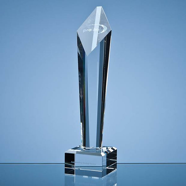 29cm Optical Crystal Diamond Column Award