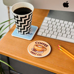 Branded Recycled ECoaster Round