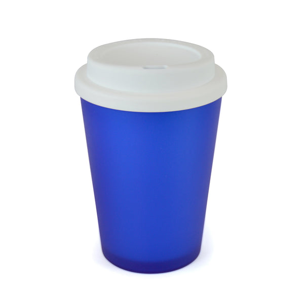 Branded Haddon Colour Frosted 350ml double wall tumbler