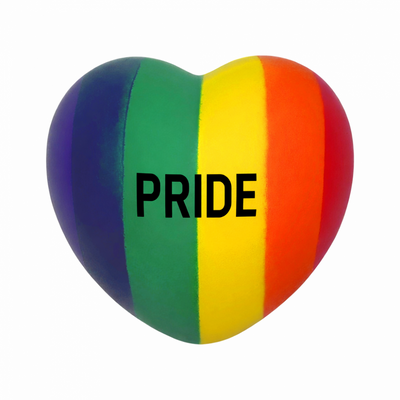 Stress Rainbow Heart
