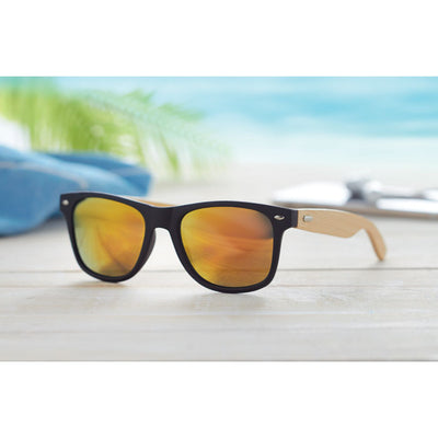 Branded Sunglasses with bamboo arms