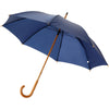Branded Jova 23" umbrella with wooden shaft and handle