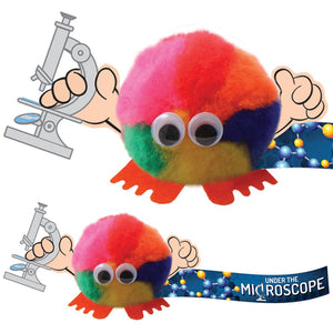 Tech Themed Logobug Handholders Microscope Handholder