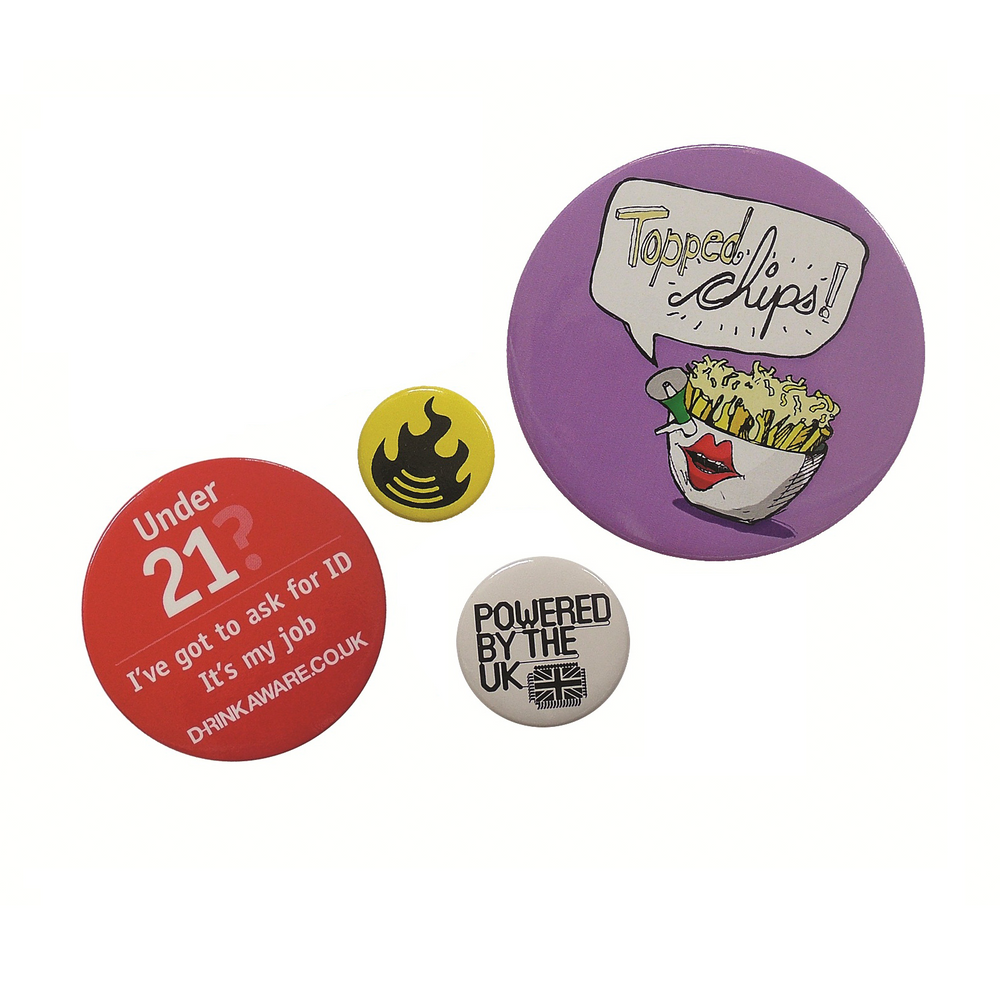 Round Button Badges - Full Colour Print