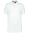 WK Designed to Work Anti-Bacterial Piqué Polo Shirt White