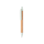 Branded Write wheatstraw and cork pen