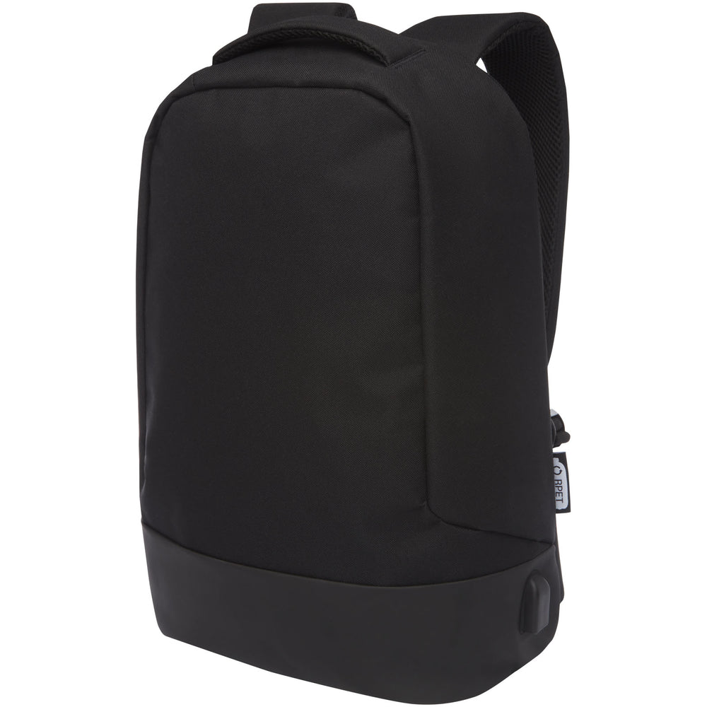 Branded Cover GRS RPET anti-theft backpack 16L