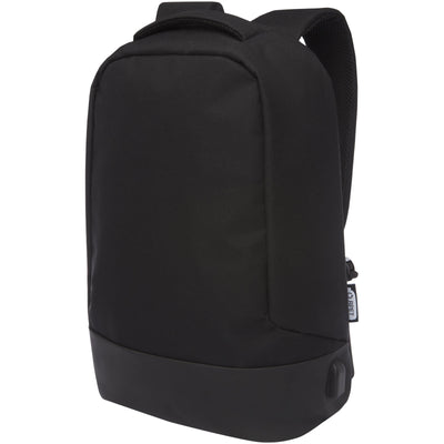 Branded Cover GRS RPET anti-theft backpack 16L