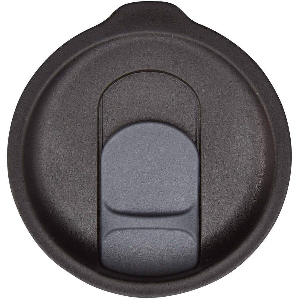 Branded Nordia 400 ml double-wall recycled mug