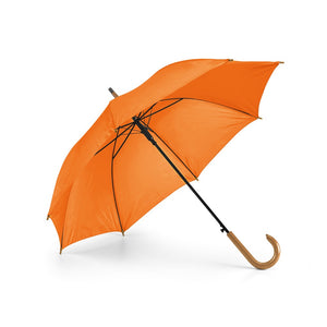 PATTI. 190T polyester umbrella with automatic opening Orange