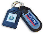 Leather Effect Keyring (Full Colour Print)